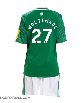 Billige Fotballdrakt Newcastle United Nick Woltemade #27 Replika Bortedraktsett Barn 2025-26 Kortermet (med bukser)